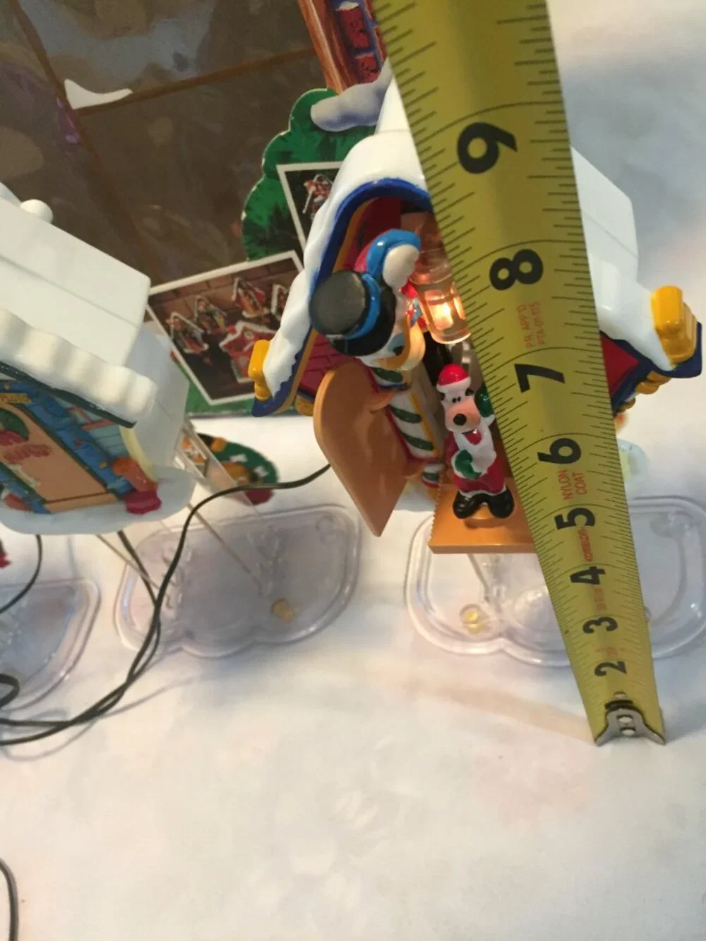 Vintage 1993 Mr. Christmas Disney Mickey's Clock Shop Animated Musical Set Light